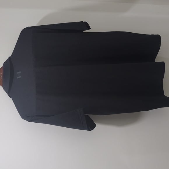 Under Armour The Playoff Polo Heathered Black Men's XL NWT - Picture 4 of 7